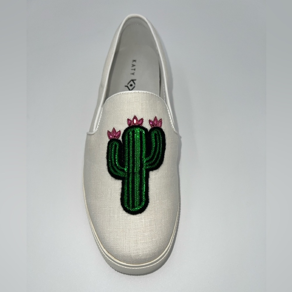KATY PERRY - Kerry Canvas Cactus Shoe 8.5W